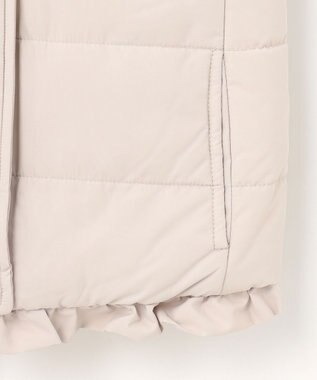 ANY KIDS ボア リバーシブル ベスト ベージュ×エクリュ