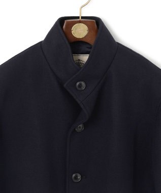 J.PRESS MEN ショートカーコート スタンドカラーブルゾン ネイビー系