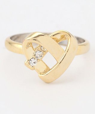 組曲 ハートプレッツェル リング ゴールド系