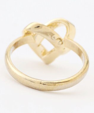 組曲 ハートプレッツェル リング ゴールド系