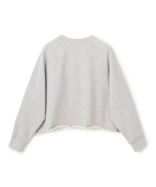 UNFILO クロップドスウェット グレーラメ