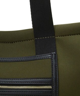 TOPKAPI 【新色追加】【TREASURE TOPKAPI】ネオプレン フロントポケット 2way トートバッグ カーキ