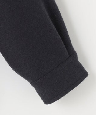 ANY SIS ウールライクショート アウター ネイビー