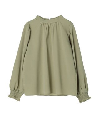 Green Parks ・ＥＬＥＮＣＡＲＥ　ＤＵＥ　ハイネックブラウス Light Khaki