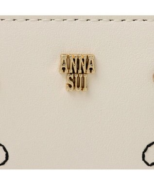 ANNA SUI ララ 口金二つ折り財布 アイボリー