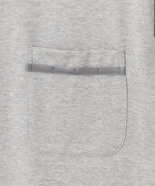 JOSEPH ABBOUD MOUNTAIN 【MADE IN JAPAN/吸水速乾/男女兼用】プレーティング天竺アウトドア Tシャツ ライトグレー系