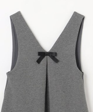 組曲 KIDS 【110-140㎝】【前後着用可】2WAY ジャンスカ チャコール