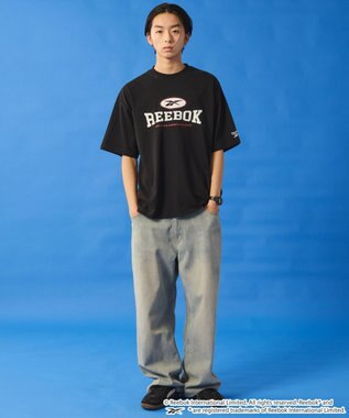 WEGO 【ユニセックス着用ITEM】別注ReebokグラフィックT（SS） ブラック