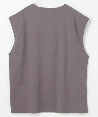 ANY L 【洗濯機可/接触冷感/UVカット】Ｖネックチュニック モカブラウン