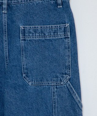 WEGO ルーズペインターパンツ デニム中濃色