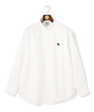 J.PRESS MEN 【KING SIZE】【大人気バックブル】バンドカラー オックスフォードガーメントダイシャツ ホワイト系