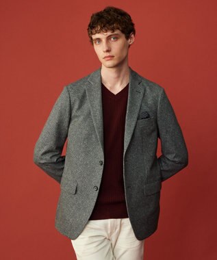 JOSEPH ABBOUD 【ストレッチ/弱撥水】ムリネ ジャージ ジャケット ライトグレー系