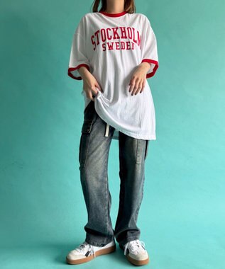 WEGO STOCKHOLMリンガーT ホワイト