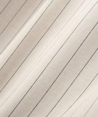 earth music&ecology 【セットアップ対応】リネンライクリラックスパンツ Stripe Ivory