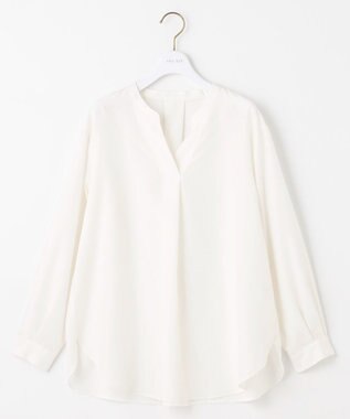 ANY SIS L 【AIコラボ】スタンドカラースキッパー ブラウス オフ