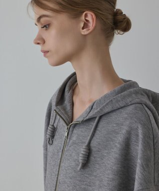 GRACE CONTINENTAL ルーズパーカー グレー