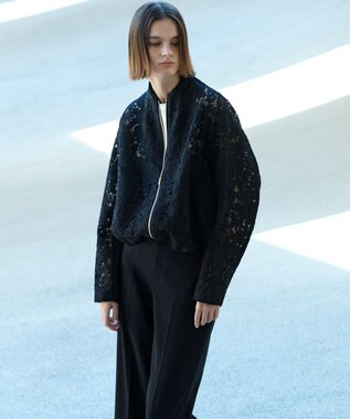 23区 S 【エステータ/Precious掲載】ヴィンテージコードレース ブルゾン ブラック系