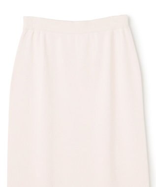 BEIGE， 【洗える】LAURA / ドライタッチIラインニットスカート Ecru