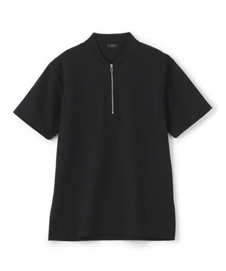 JOSEPH HOMME スビンギザカノコ　ハーフジップ ブラック系