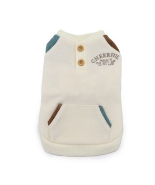 PET PARADISE ペットパラダイス ワンダフルストレッチ フリース トレーナー 《クレイジーカラー 》中型犬 大型犬 白