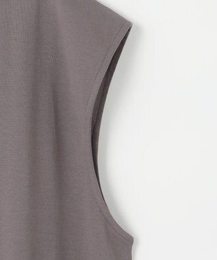 ANY L 【洗濯機可/接触冷感/UVカット】Ｖネックチュニック モカブラウン