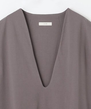 ANY L 【洗濯機可/接触冷感/UVカット】Ｖネックチュニック モカブラウン