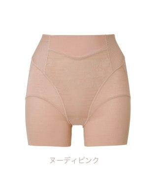 BRADELIS New York 【カヤビューティラボ】ヒップアップ二分丈ショーツ23 ヌーディピンク