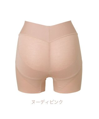 BRADELIS New York 【カヤビューティラボ】ヒップアップ二分丈ショーツ23 ヌーディピンク