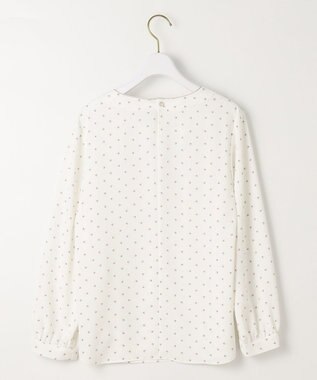 ANY SIS S 【洗える】フロントボウタイ ブラウス オフベース