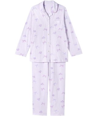 Wing パジャマ 綿100%(本体) 3Lまで対応 大きいサイズ 長袖 長ズボン レディース EP7049 ウイング／ワコール