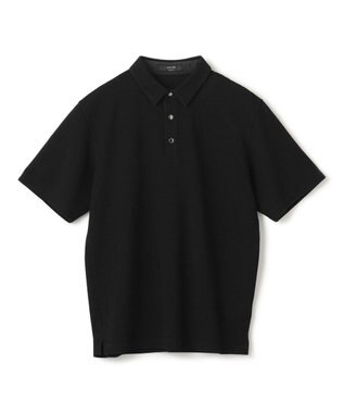 JOSEPH HOMME 新型【オリジナル素材/シワになりにくい】ライトタックジャージー　ポロシャツ ブラック系