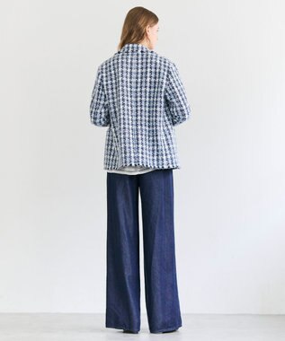 BEIGE， BERYL / ファンシーツイードダブルジャケット Navy Mix