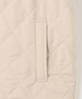 自由区 S キルト アウター ライトベージュ