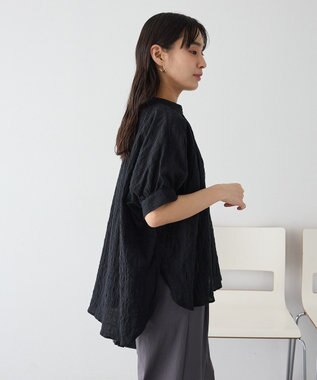 CRAFT STANDARD BOUTIQUE ナチュラルワッシャーブラウス【WEB限定カラー有り】 Black