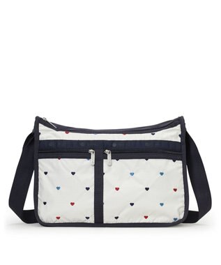 LeSportsac DELUXE EVERYDAY BAG/トリコロールハートエンブロイダリー トリコロールハートエンブロイダリー