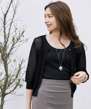 Tiaclasse 【安田美沙子さん着用・日本製】プレートリングネックレス シルバー×ゴールド