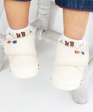 MIKI HOUSE HOT BISCUITS 【11.5cm-13.5cm】 ファーストベビーシューズ ベージュ