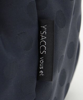 Y'SACCS 【Y’SACCS vous et】ドットジャカード マルチウェイトート Sサイズ ネイビー