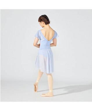 Chacott フレアスリーブレオタード ヒヤシンス