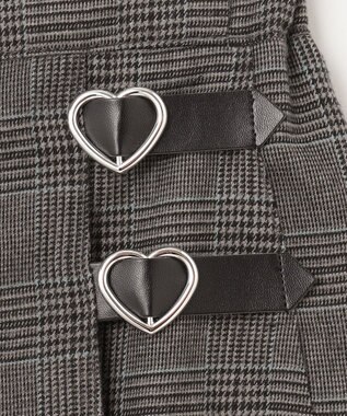 ANY KIDS チェック柄 プリーツ キュロット グレンチェック