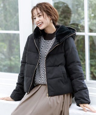 Tiaclasse 【洗える】ジャガード柄プルオーバーニットトップス ブラック