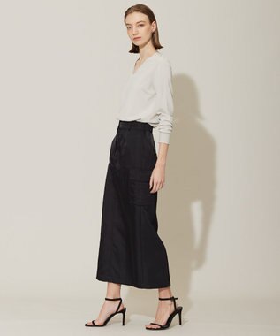 ICB 【WEB限定カラーあり・接触冷感・UVケア・洗える】 シンセティックハイゲージ Vネックプルオーバー トープ系