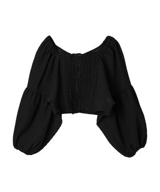 Green Parks ■ＥＳＣＡＲ　２ｗａｙ　シアーギンガムプルオーバー Black