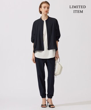 ICB L 【WEB限定・接触冷感・UVカット・洗える】アトラストリコット ジョグパンツ ネイビー系