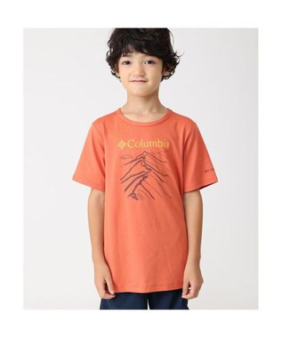 Columbia Columbia/ 【KIDS】テックトレイルショートスリーブグラフィックシャツ /コロンビア Tuscan、 Ridge Line Life