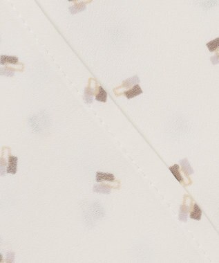 ANY SIS S 【洗える】フロントボウタイ ブラウス オフベース