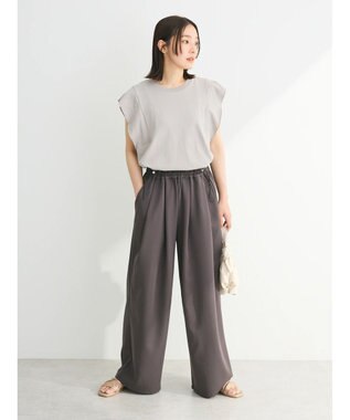 Green Parks ・ＳＵＧＡＲ　ＳＰＯＯＮ【ＣＯＯＬ】フレンチスリーブＴＥＥ Light Gray