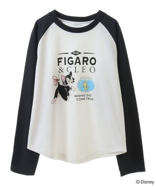 Green Parks ピノキオ／ラグランプリントＴシャツ Charcoal Gray