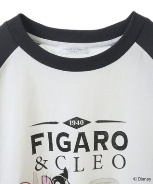 Green Parks ピノキオ／ラグランプリントＴシャツ Charcoal Gray