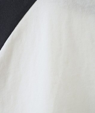 Green Parks ピノキオ／ラグランプリントＴシャツ Charcoal Gray